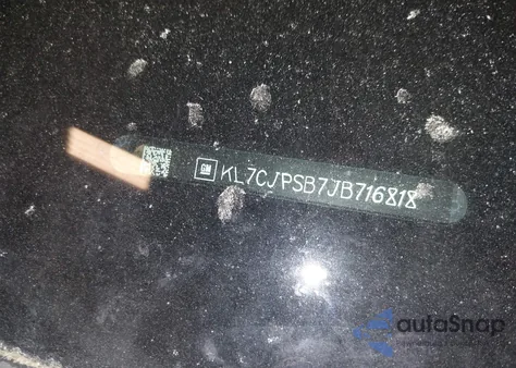 2018 Chevrolet Trax Lt from USA, damaged, VIN KL7CJPSB7JB716818